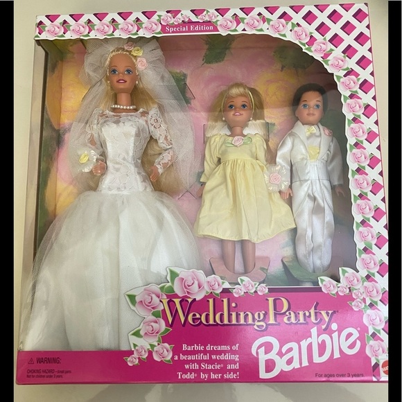 Mattel Other - 1994 Wedding Party Barbie Deluxe Set NRFB NIB SE